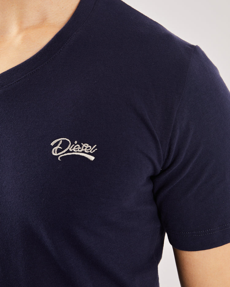 Basic Oakley V Neck Tee Navy Iris