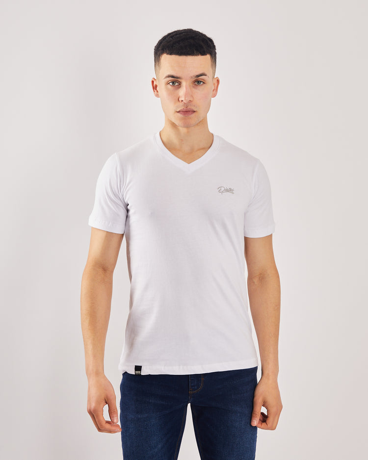 Basic Oakley V Neck Tee Optic White