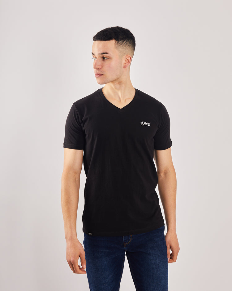 Basic Oakley V Neck Tee Black