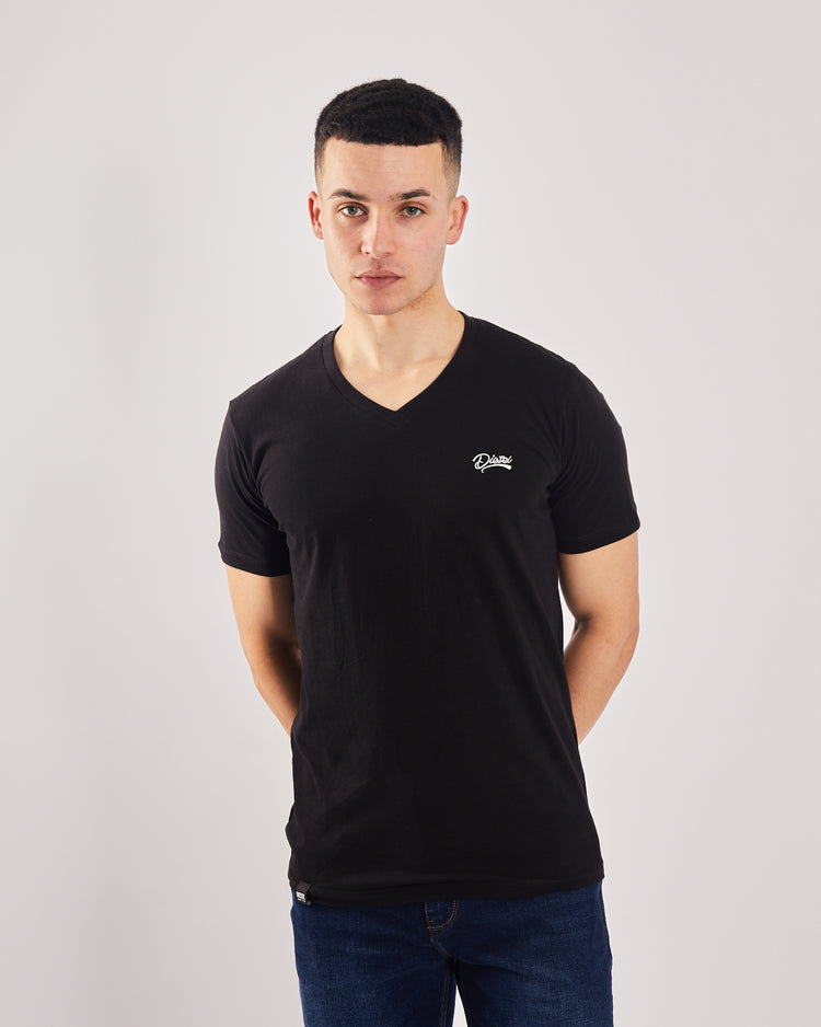 Basic Oakley V Neck Tee Black