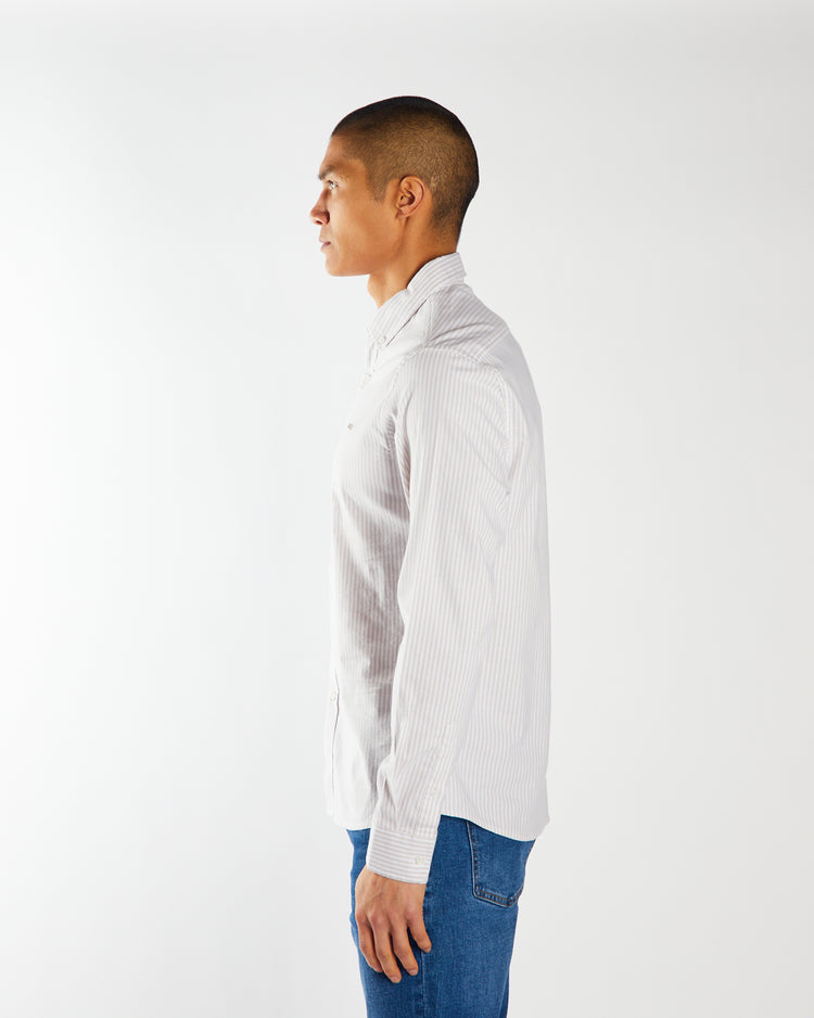 Pax Stripe Shirt Crumb