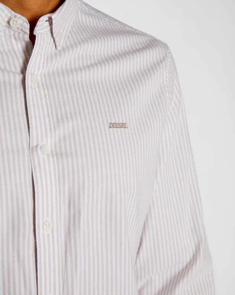 Pax Stripe Shirt Crumb