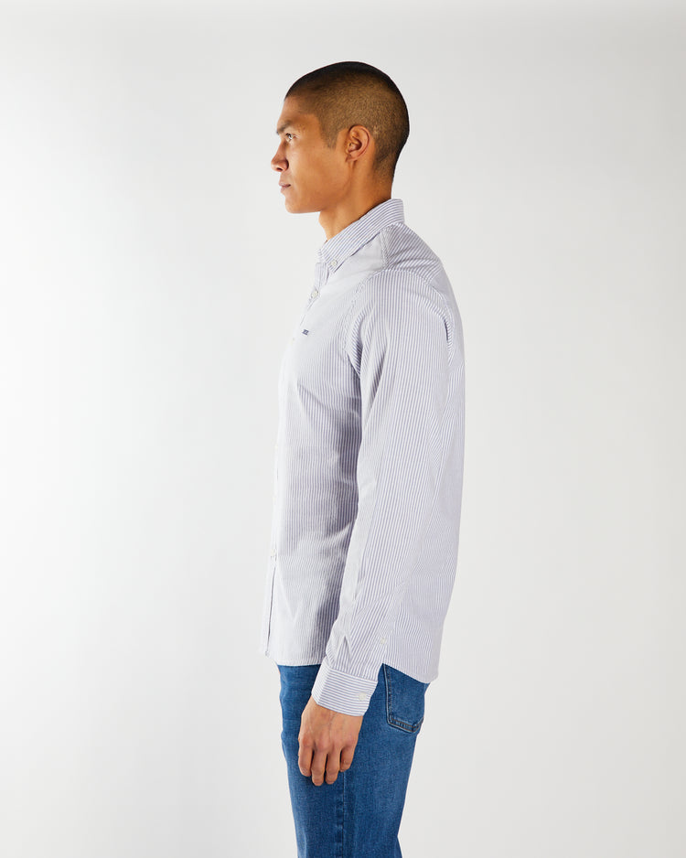 Pax Stripe Shirt Court Blue