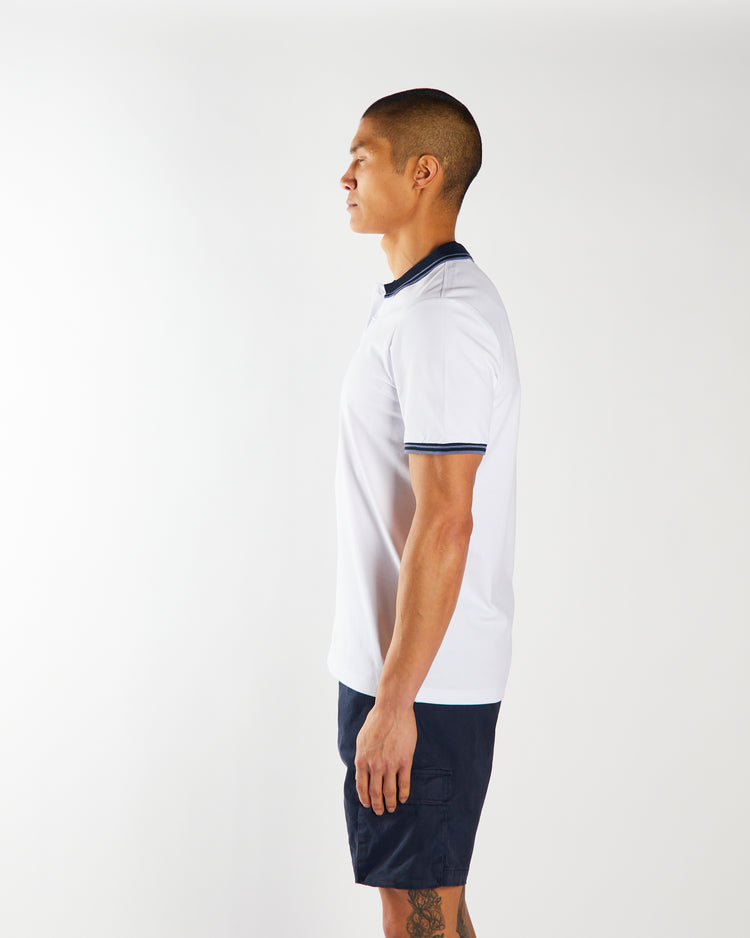 Porter Polo Optic White