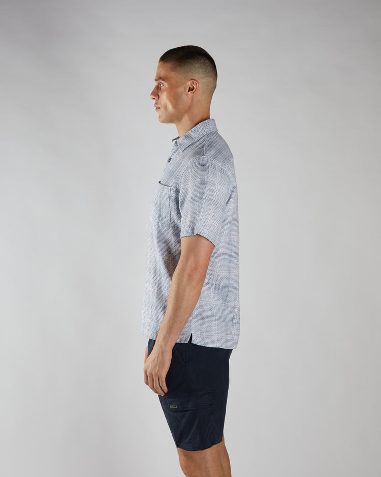 Raff SS Shirt Blue Check