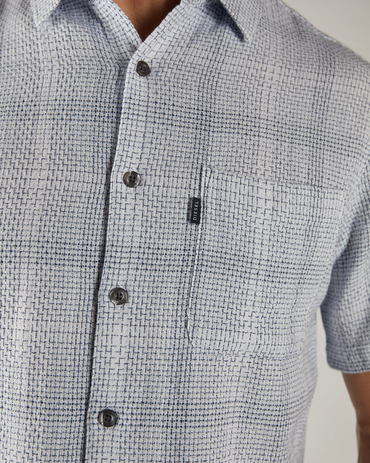 Raff SS Shirt Blue Check