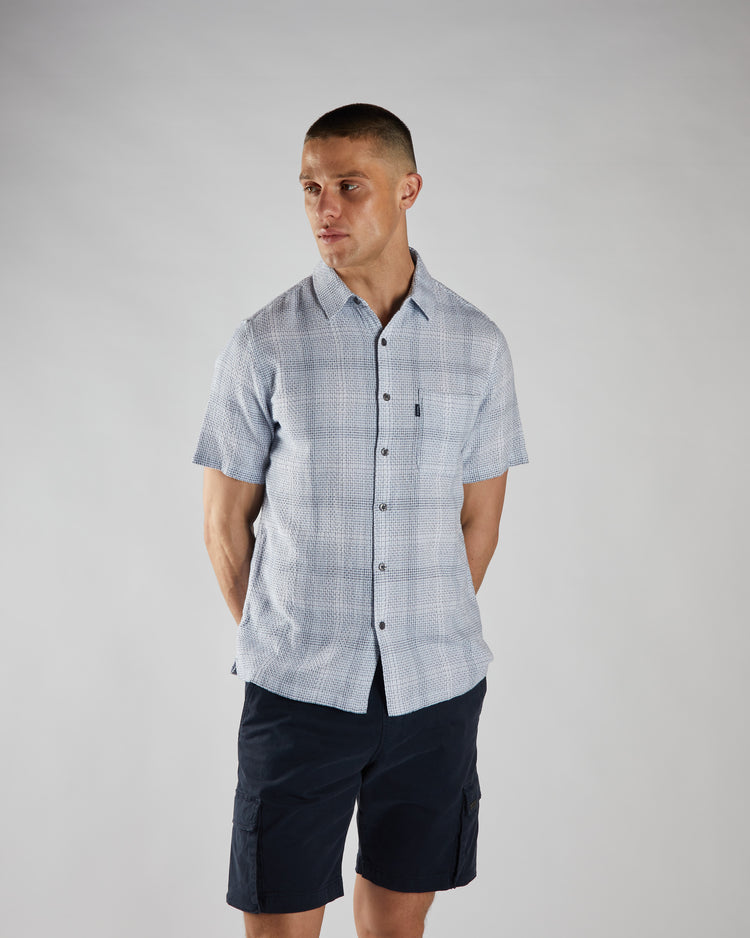 Raff SS Shirt Blue Check