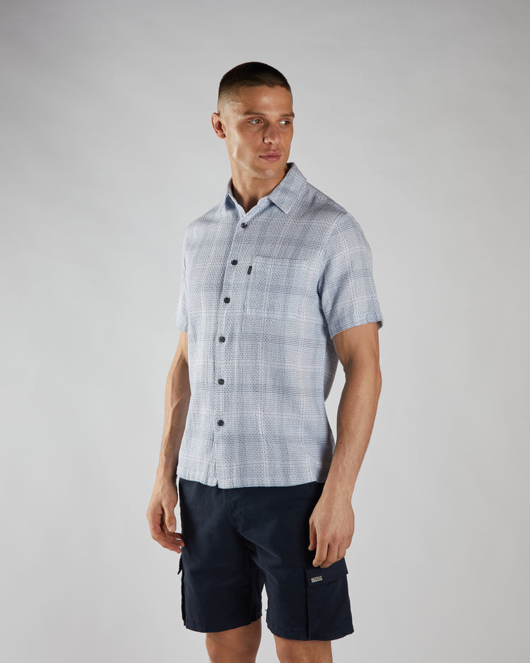 Raff SS Shirt Blue Check