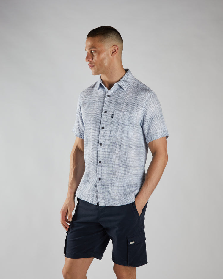 Raff SS Shirt Blue Check