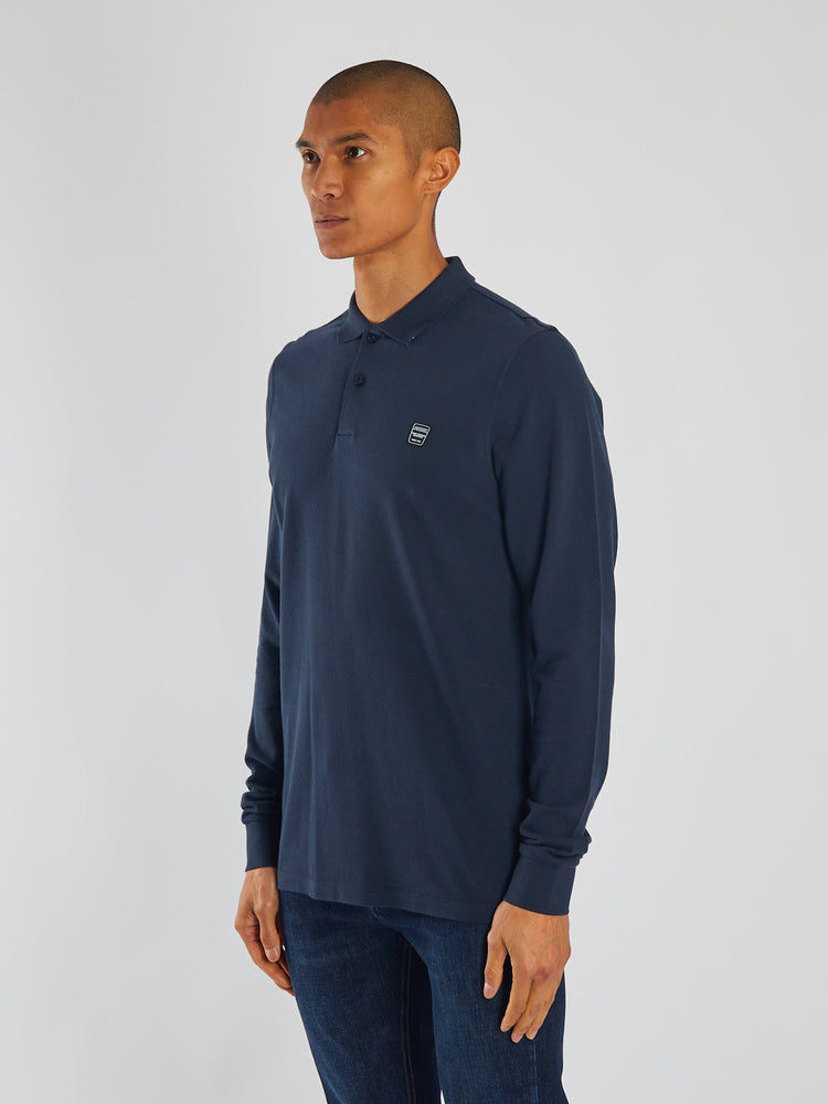Rockvale Ls Polo Vintage Navy