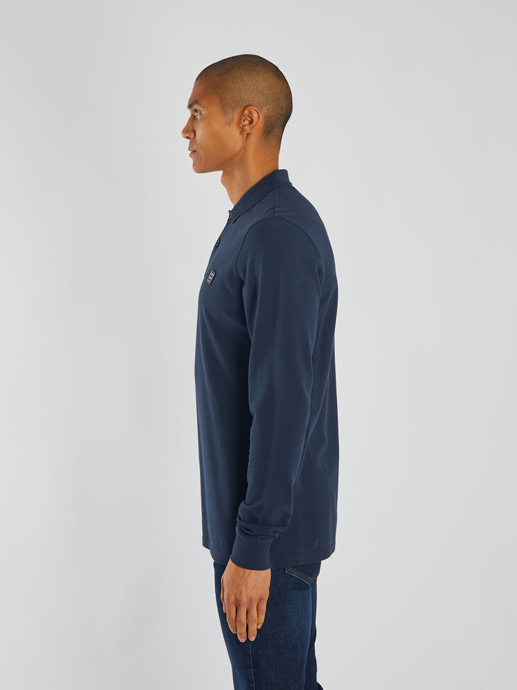 Rockvale Ls Polo Vintage Navy