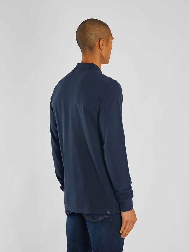 Rockvale Ls Polo Vintage Navy