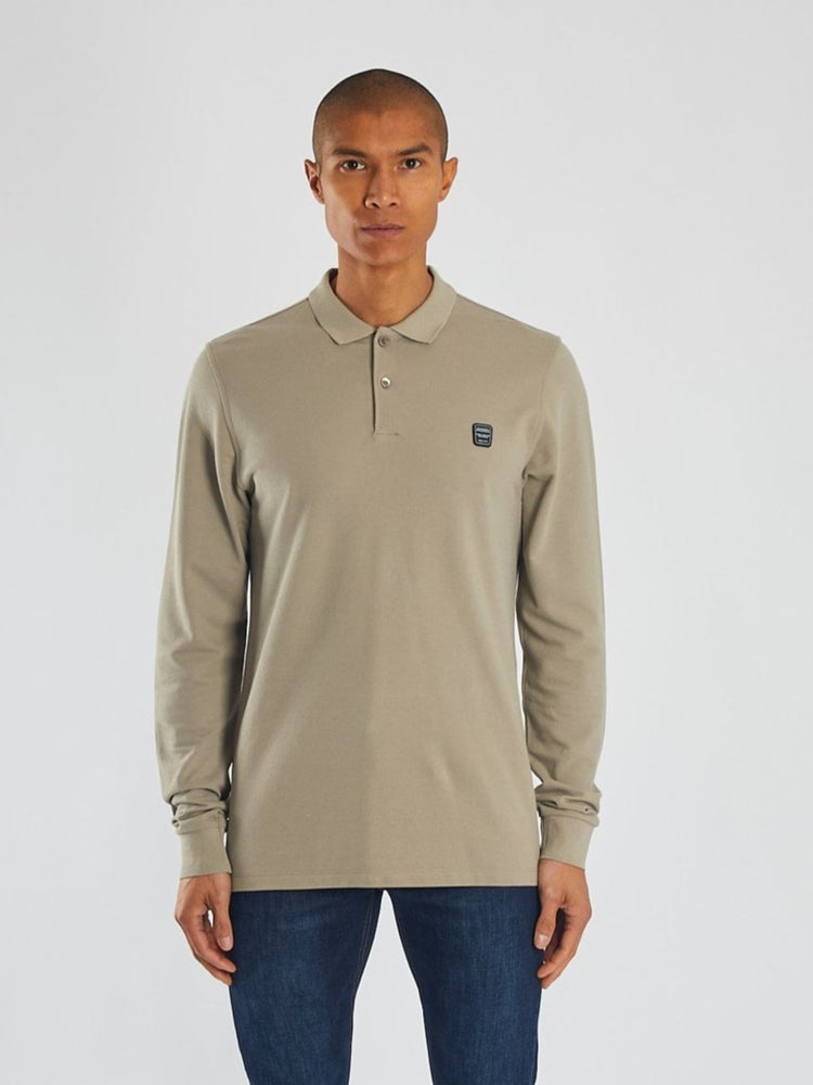Rockvale Ls Polo Stone Biscuit