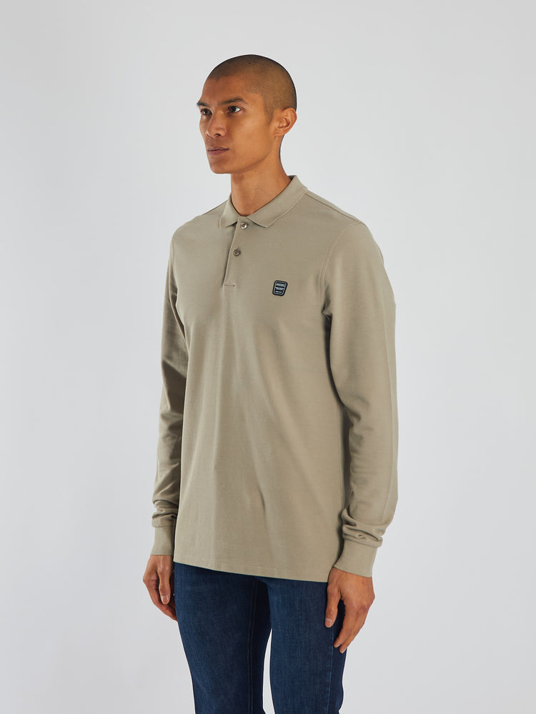 Rockvale Ls Polo Stone Biscuit