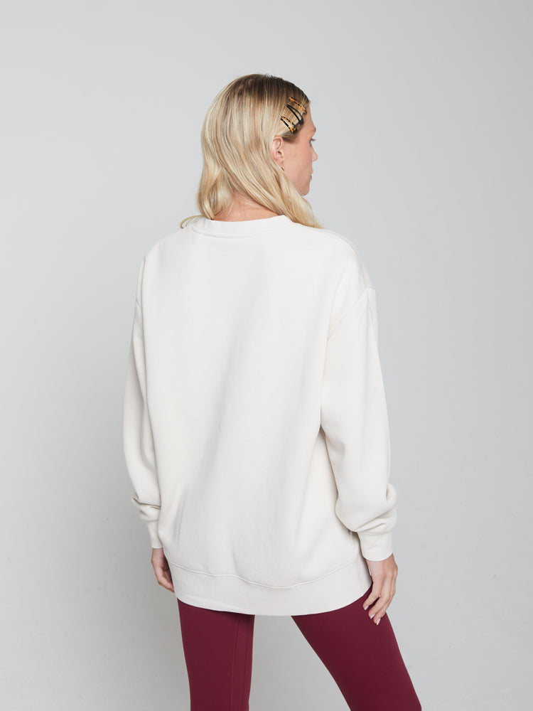 Rosa Sweatshirt Stone White