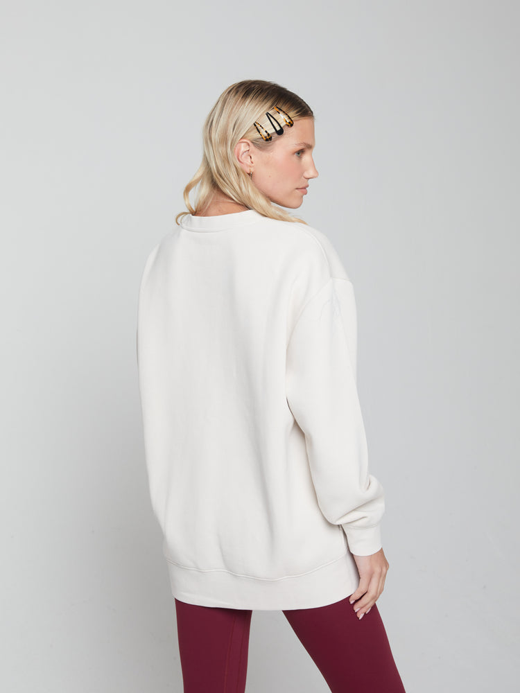 Rosa Sweatshirt Stone White