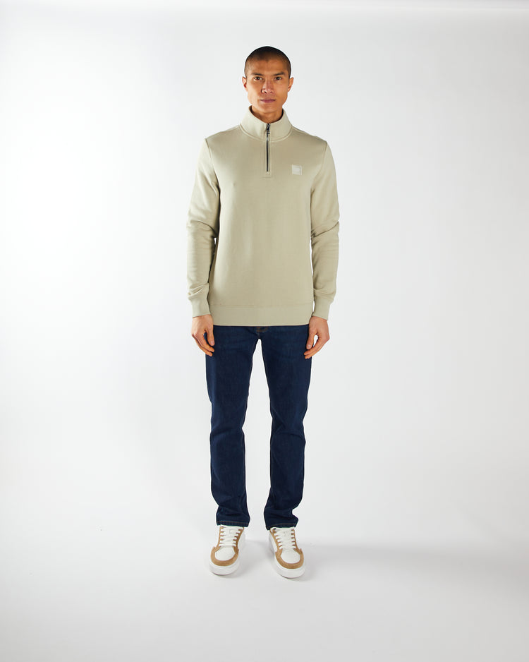 Roth Half Zip Abbey Stone