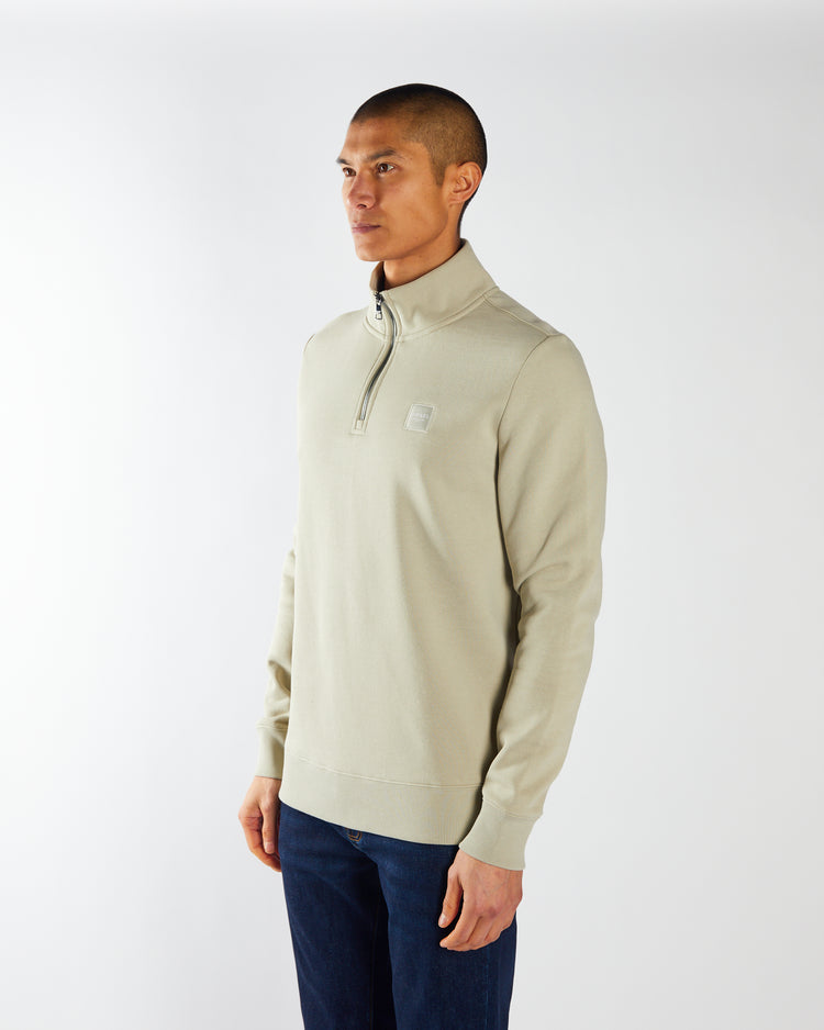 Roth Half Zip Abbey Stone