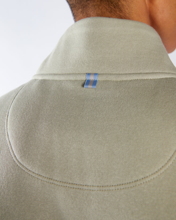 Roth Half Zip Abbey Stone