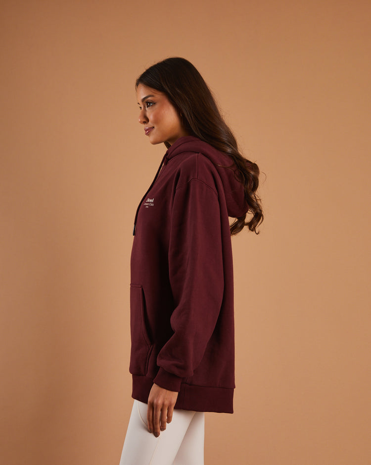 Samara Hood Deep Maroon