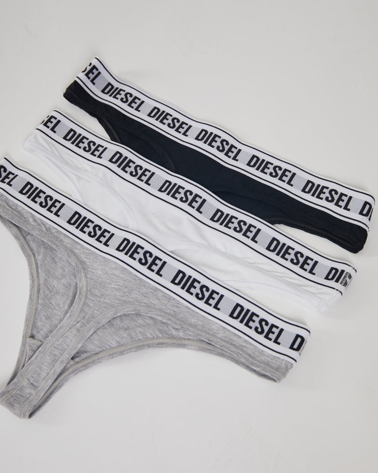 Sarina Thong Black / White / Pebble