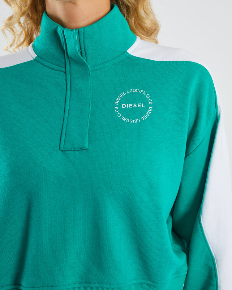 Steffi Half Zip Spearmint Green