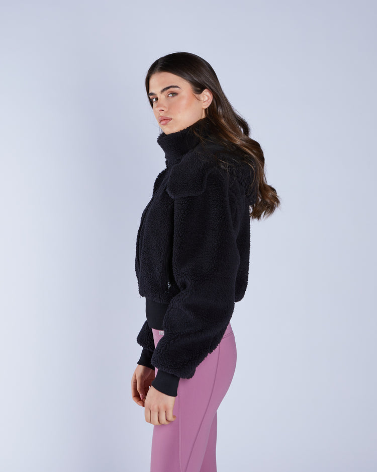 Thea Fleece Jacket Pitch Black
