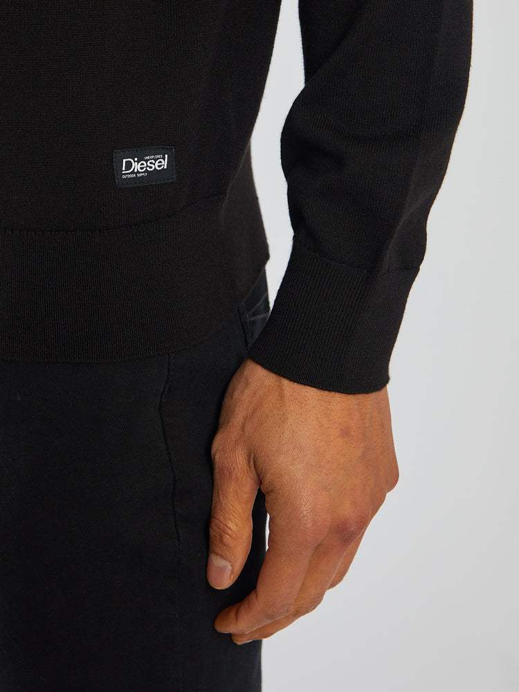 Trey Polo Knit Matte Black