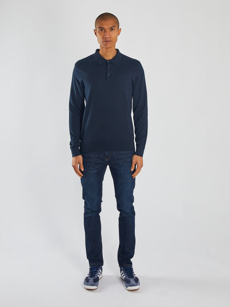 Trey Polo Knit North Navy