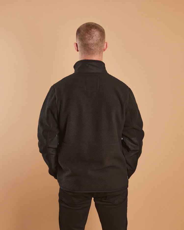 Tucker Fleece Jacket Black Dust