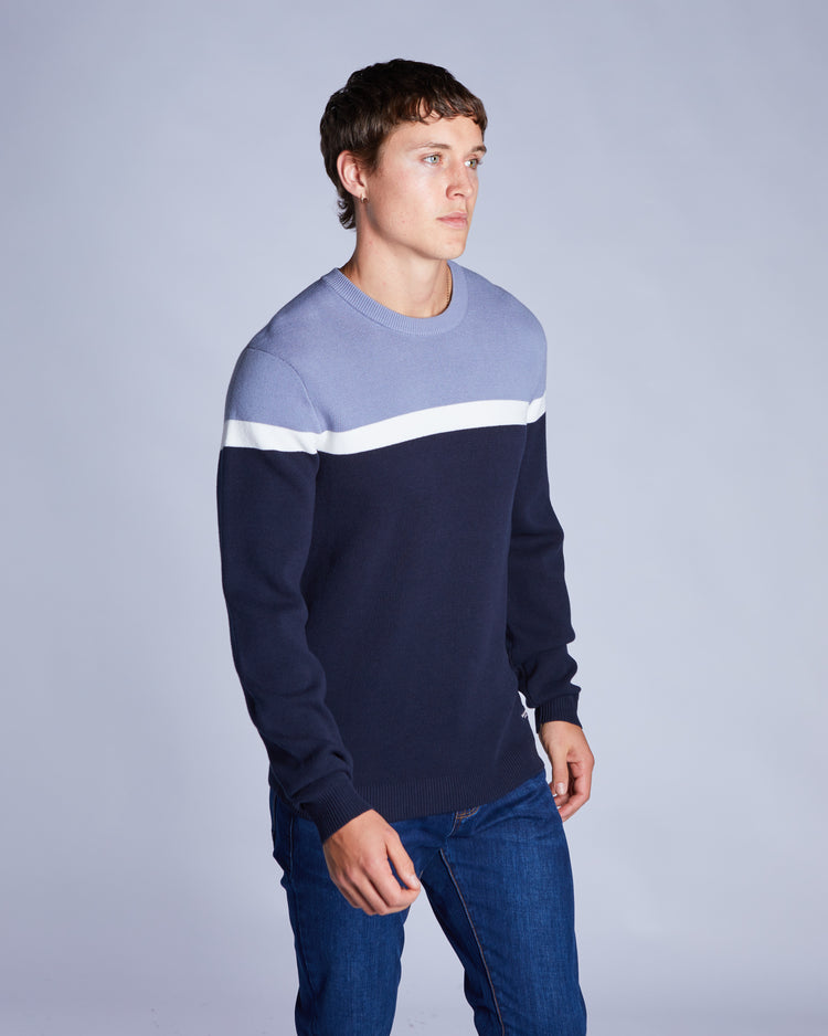 Vic Sweater Blue Wave