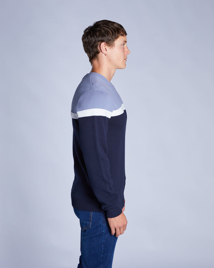 Vic Sweater Blue Wave