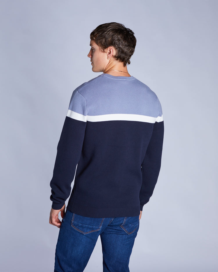 Vic Sweater Blue Wave