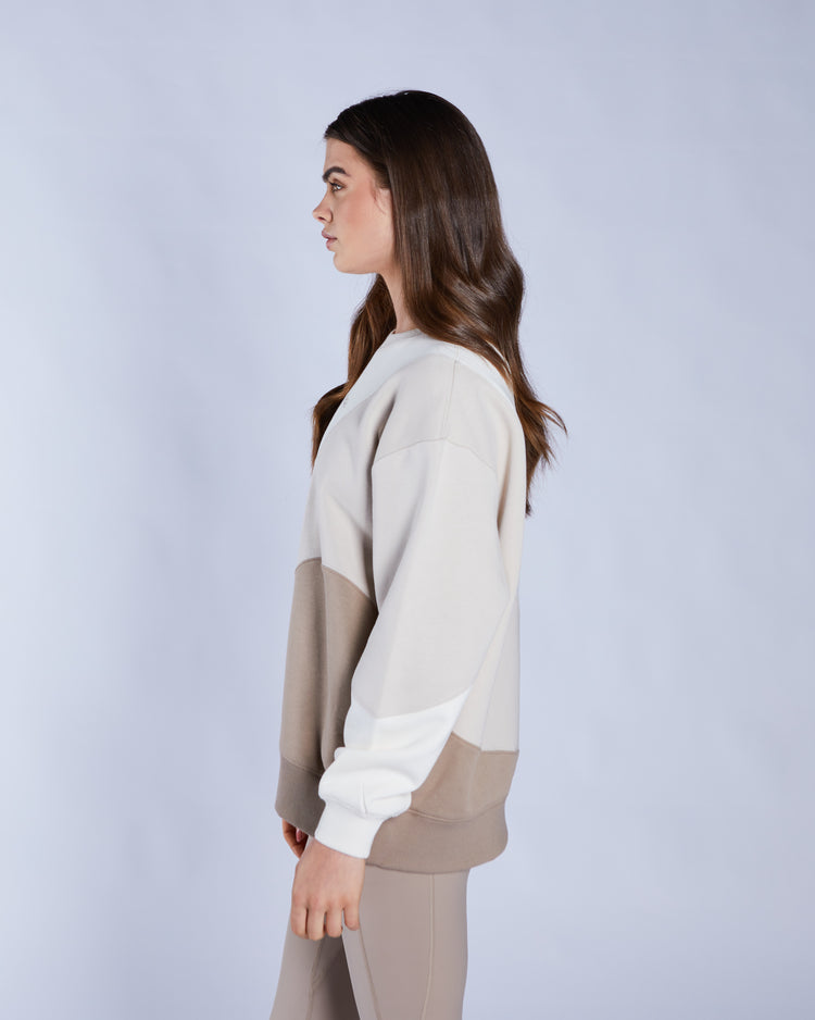 Waverly Sweatshirt Multi Brown