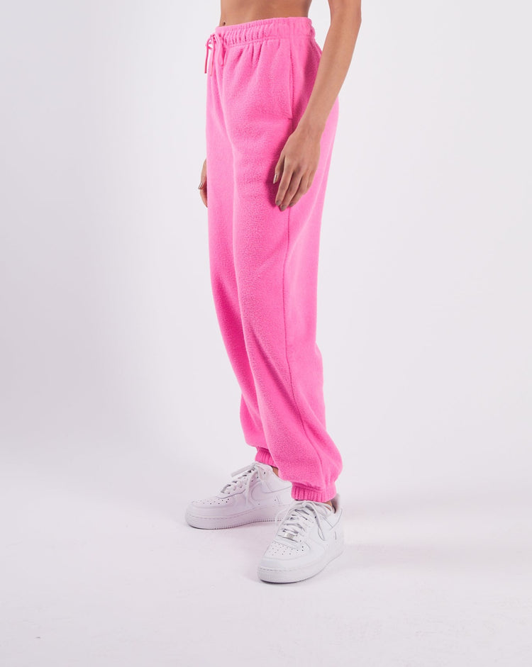 Zarina Towelling Pants Candy Pink