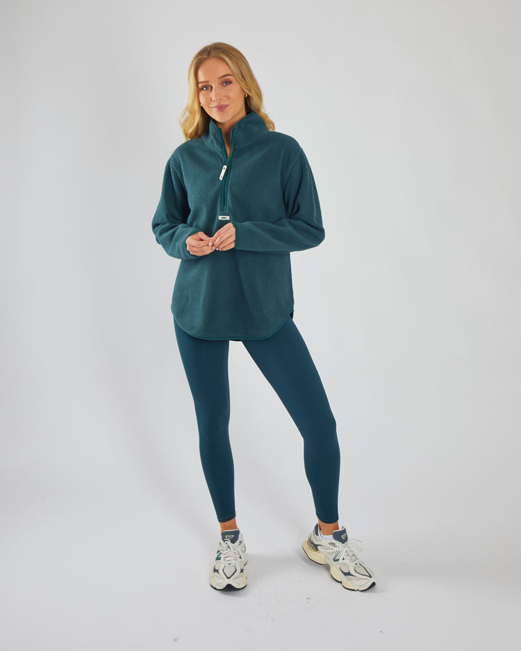 Kai Fleece Half Zip Alpine Green