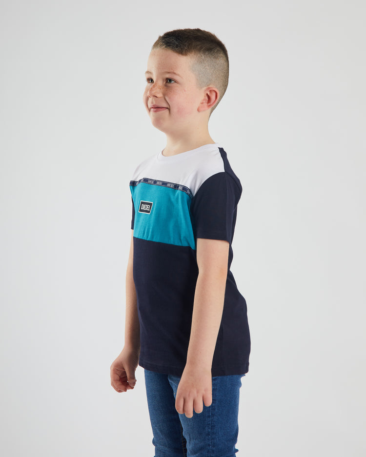 Troy Tee Aqua / Navy