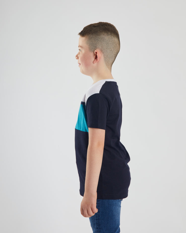 Troy Tee Aqua / Navy