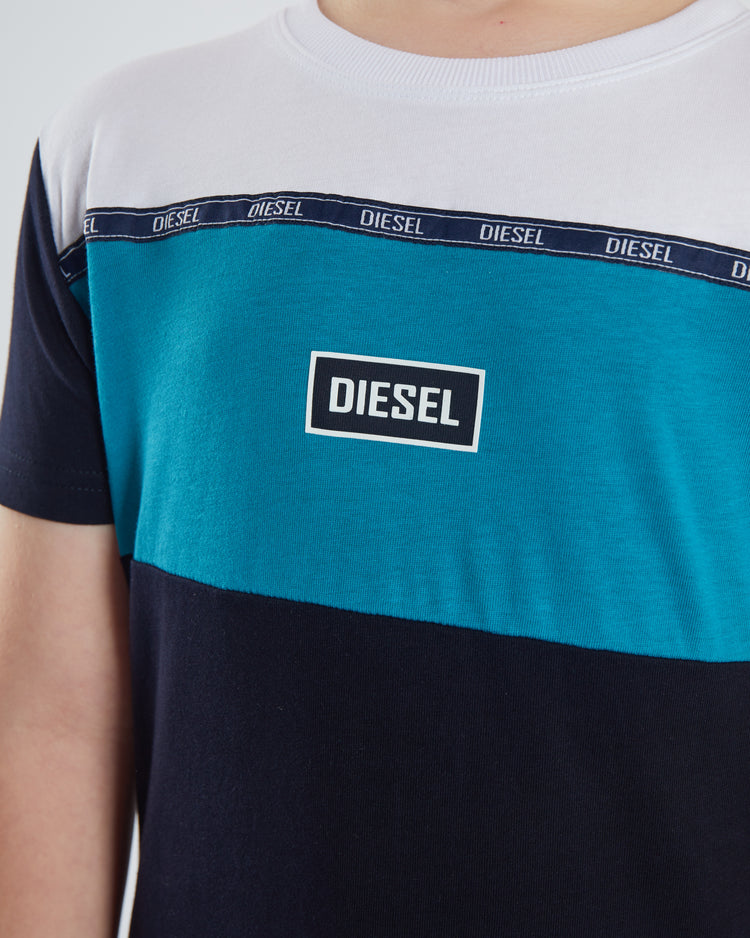 Troy Tee Aqua / Navy