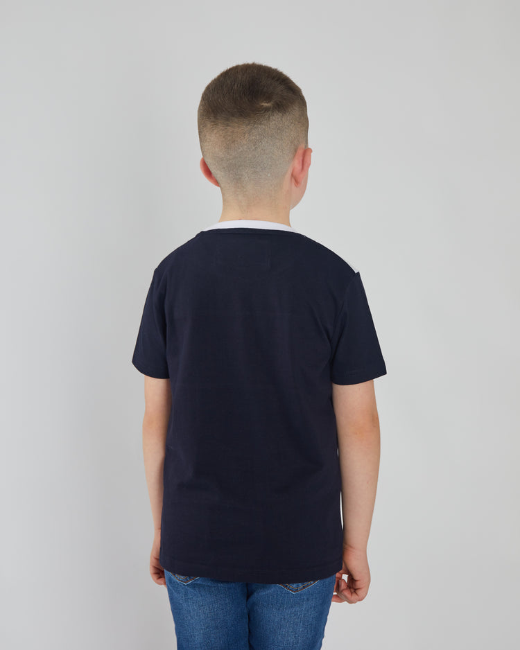 Troy Tee Aqua / Navy