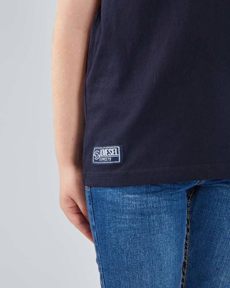 Troy Tee Aqua / Navy