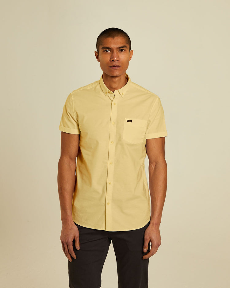 Rio Oxford Ss Shirt Lemon Sorbet