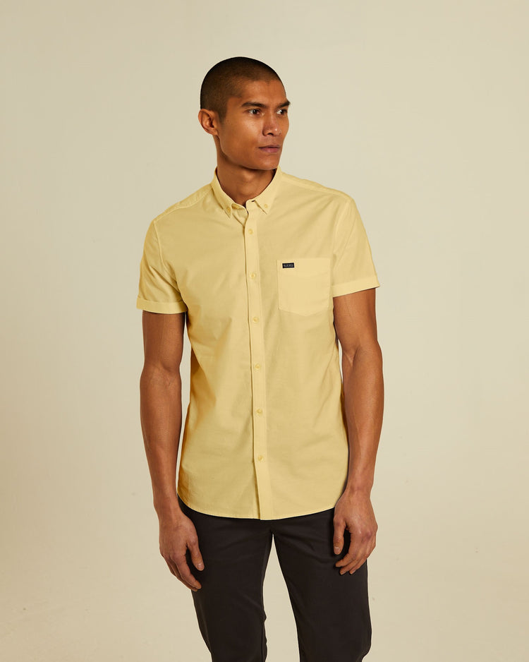 Rio Oxford Ss Shirt Lemon Sorbet