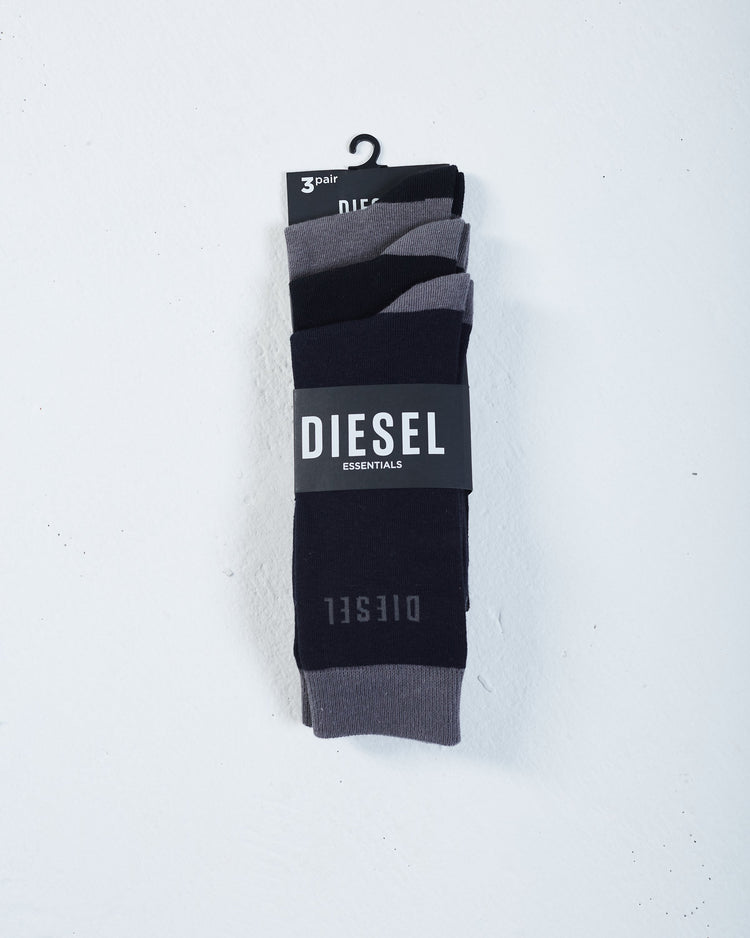 Louis Socks 3 Pack Black