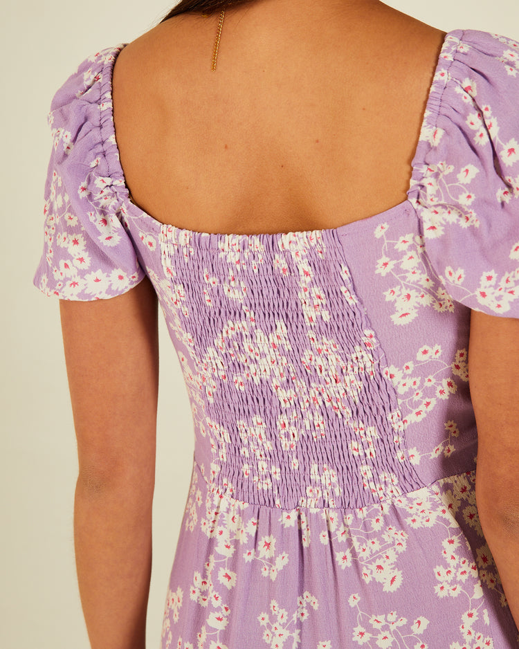 Astrid Dress Purple Rose