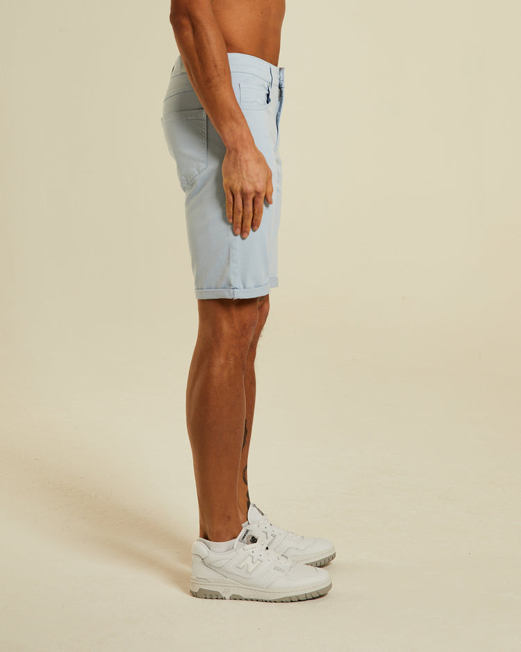 Beck 5 Pocket Short Blue