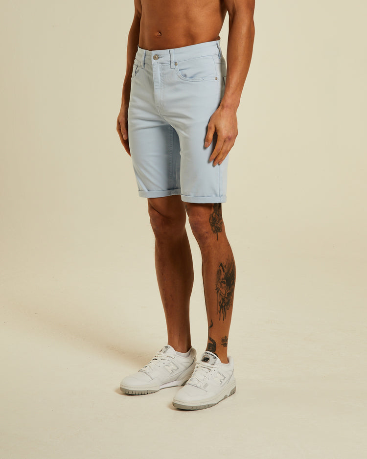 Beck 5 Pocket Short Blue