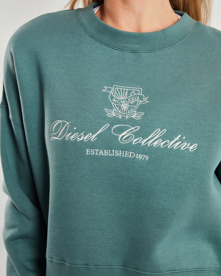 Celeste Sweatshirt Green Trail