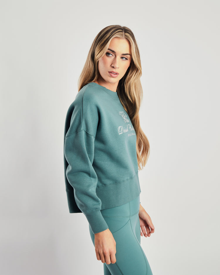 Celeste Sweatshirt Green Trail