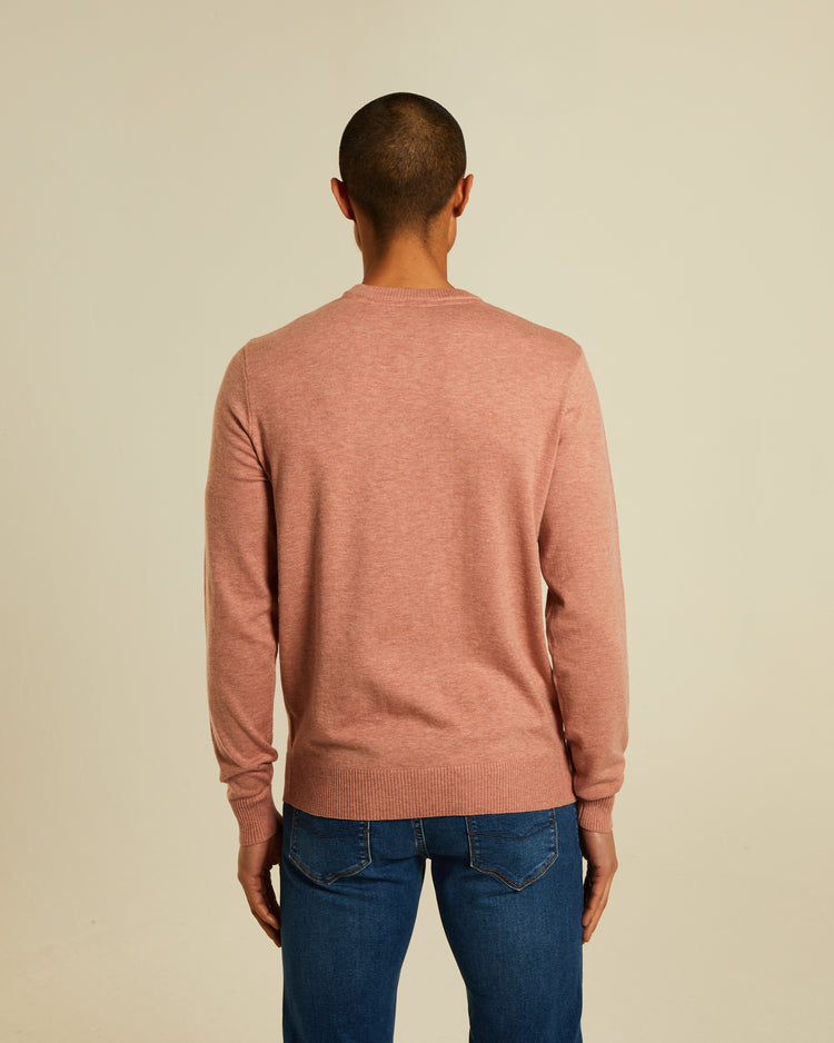 Dylan Round Neck Plaster Pink